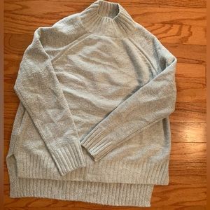 NWOT. Mock neck light grey sweater. Has never been worn